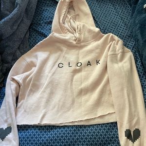 CLOAK Brand Invisible Hearts Club Crop Top